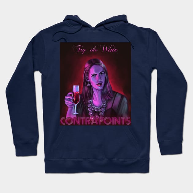 Try the Wine Hoodie by Skutchdraws